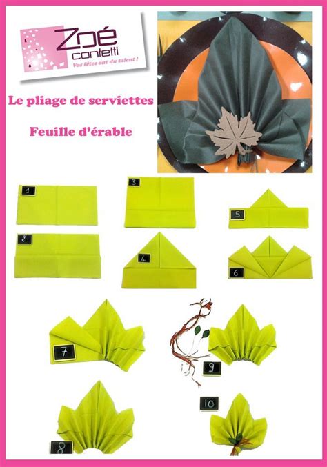 Impression de flyers, affiches et cartes de visite pas chers. pliage-feuille2 #pliageserviettepapier pliage-feuille2 en ...