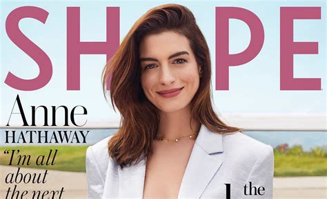 Anne Hathaway Shape Magazine June 2019 Issue Fashion Fitness Tom