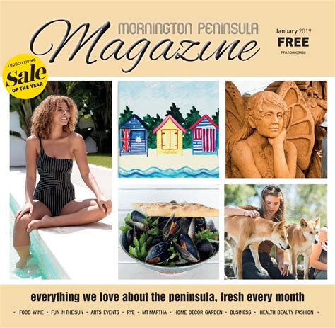 Mornington Peninsula Magazine January 2019 By Mornington Peninsula Magazine Issuu