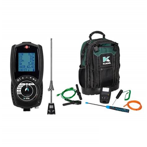 Kane 958 Pro Flue Gas Analyser Kit Wireless Meters 2 U