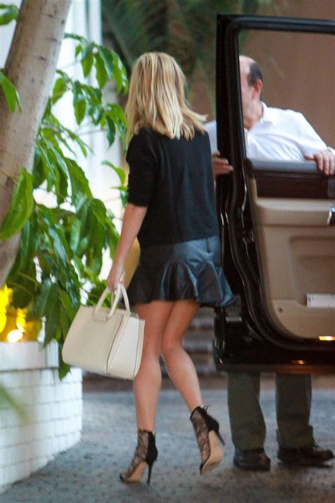 Reese Witherspoon In Leather Skirt GotCeleb