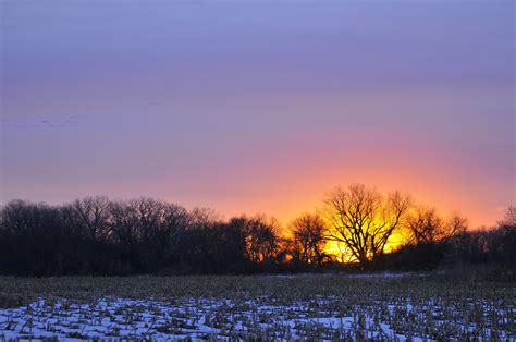 Winter Sunrise In Kansas Winter Sunrise Sunrise Celestial