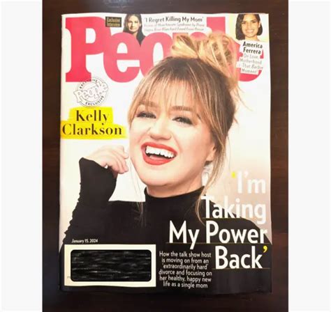 People Magazine January 15 2024 Kelly Clarkson Gypsy Rose Blanchard 2
