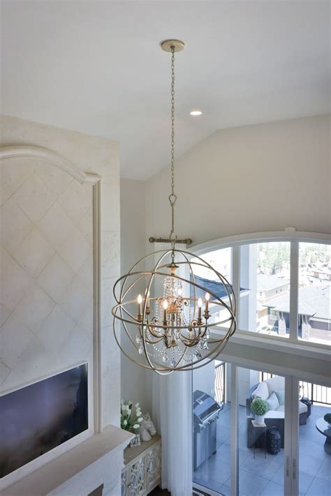A wide variety of chandelier 5 light options are available to you, such as design style, lighting solutions service, and warranty(year). Brushed nickel orb chandelier over the living room. | Orb ...