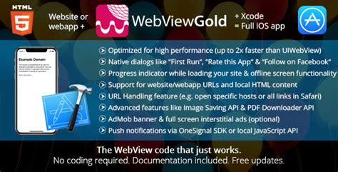 As per apple, − it is an object that displays interactive web content. WebViewGold for iOS v5.2 - WebView URL/HTML to iOS app ...