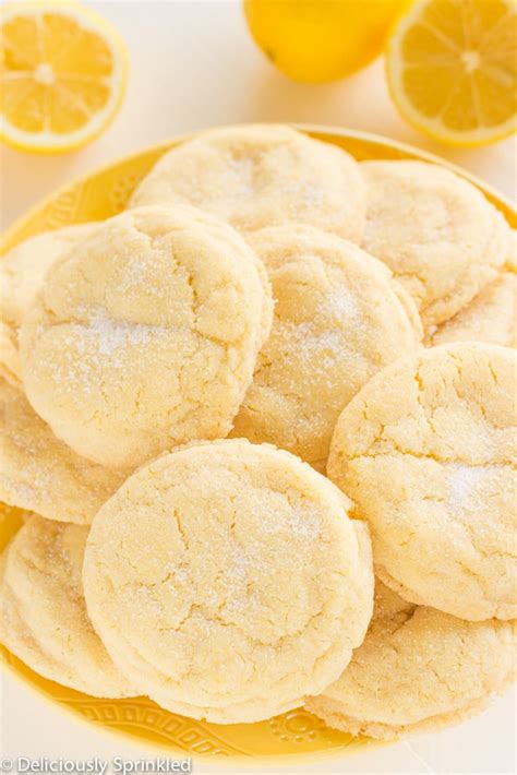 And honestly, i'm not picky about the you can eat your cookies any time of the day that you want! Lemon Sugar Cookies | Deliciously Sprinkled