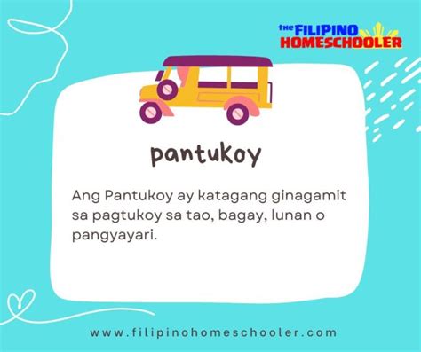Ano Ang Pantukoy At Mga Halimbawa — The Filipino Homeschooler