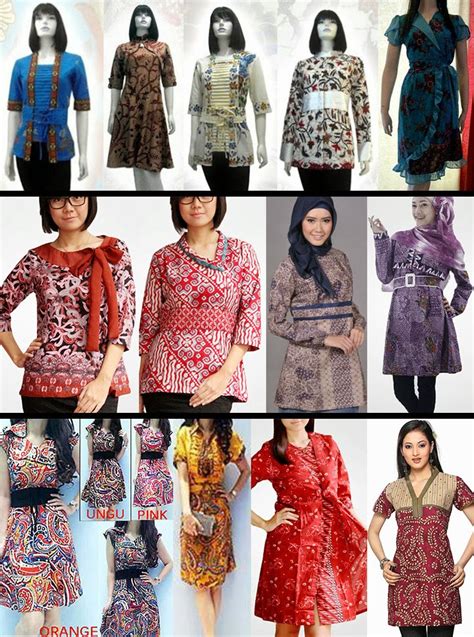 Trend Fashion Baju Batik Wanita Tahun 2014 Info Wandhira