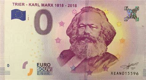 Cédula De Zero Euro Comemorativa Dos 200 Anos De Marx é Sucesso De