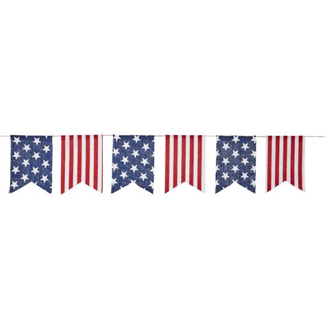 4th Of July Red White Blue Star Stripe Banner 195in Way To Celebrate