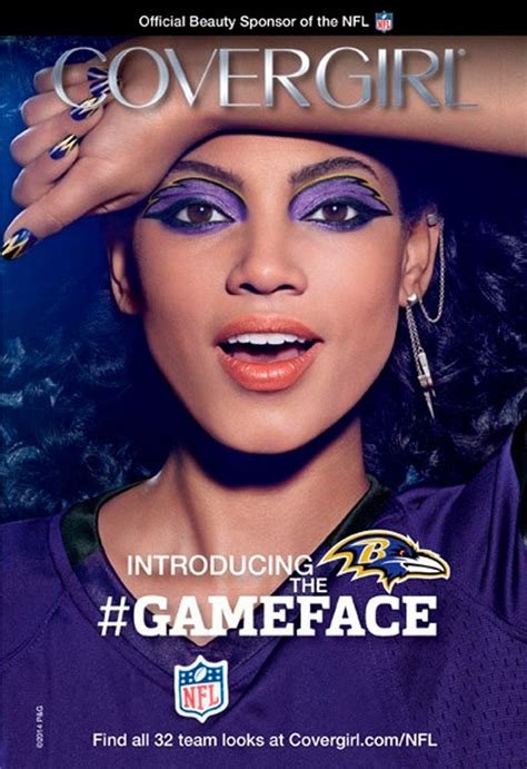 Covergirl Game Face Ad Photoshopped To Protest Nfls Ray Rice Debacle