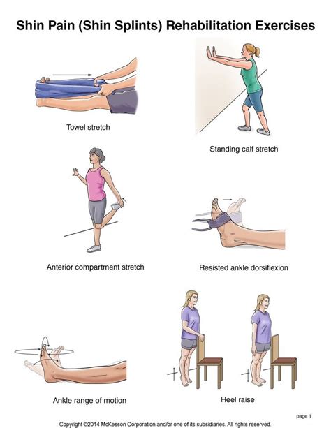 Shin Splint Exercises Shin Splints Rehabilitation Exercises