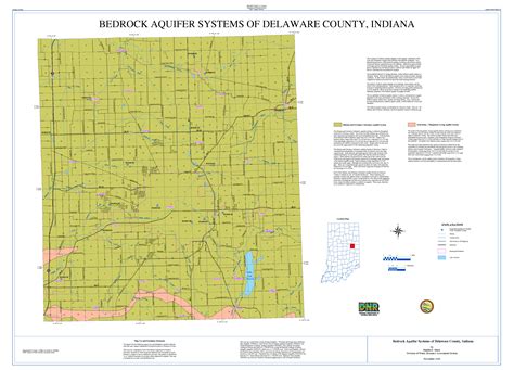 DNR: Aquifer Systems Maps 33-A and 33-B: Unconsolidated and Bedrock