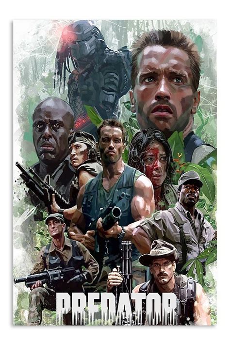 Predator Movie Poster Action Movie Poster Movie Poster Art Movie