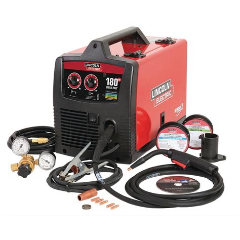 Lincoln Electric Weld Pak 180 Amp Mig Flux Core Wire Feed Welder 230v
