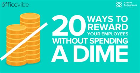 20 Ways To Reward Employees Without Spending Money Achieve Performance