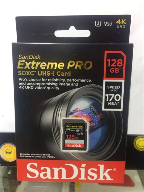 Memoria Sd Sandisk Extreme Pro 128 Gb 170 Mps Mercado Libre