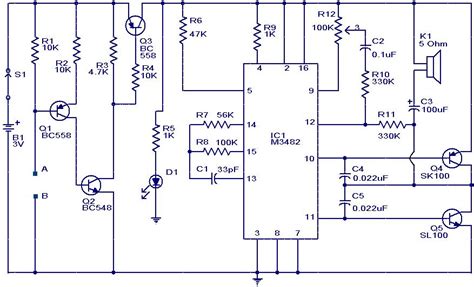 Or diagram is a drawing or plan of the digital logic or function, it is not able to actually do anything an elementary is a schematic or one line diagram showing the basic operation of a circuit and is. Liquid or Water Sensor Circuit with Alarm