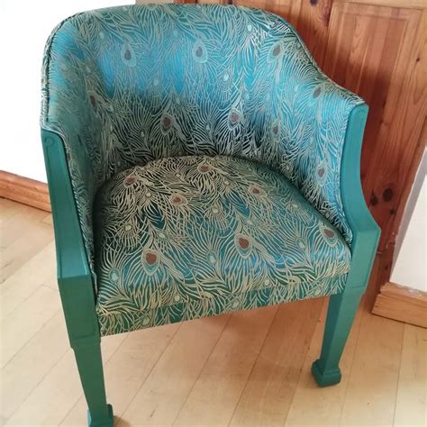 Our new foldable chaise lounge chair is built strong, built comfortable, and built to last! beautiful painted and reupholstered antique tub chair upholstered in vintage Japanese silk ...