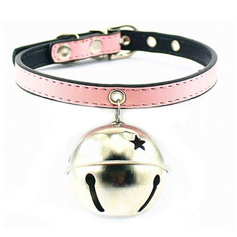 Which collars are the safest for cats who go outdoors? Good Buddy QHCR099 Leather Cat Collar Cat Belt cat Bell ...
