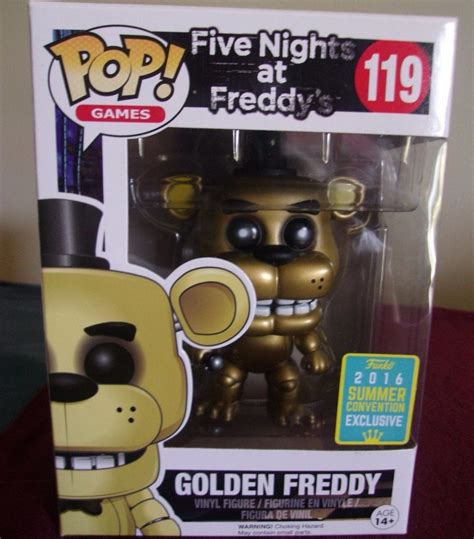 Pop Games Five Nights At Freddys Golden Freddy 119 Funko R 34900