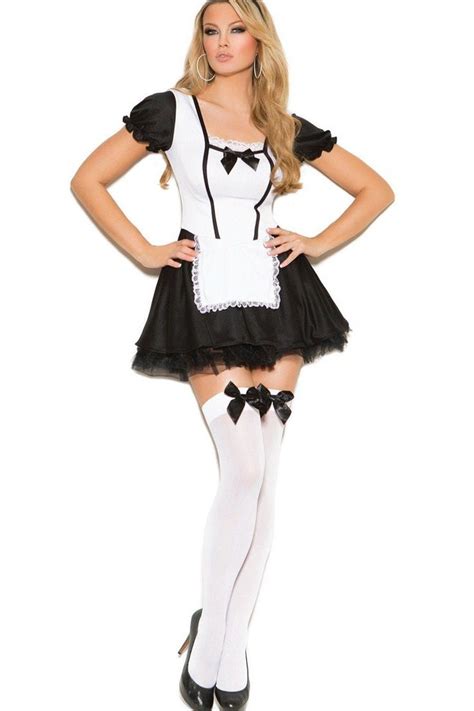 mischeivious maid fantasy lingerie elegant moments sexyshoes french maid dress french maid