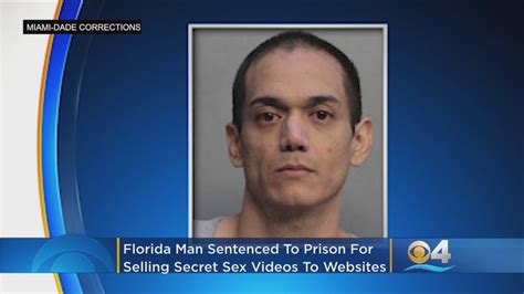 Florida Man Sentenced To 3 Years In Prison For Secretly Recorded Sex Sessions Sold To Porn Site