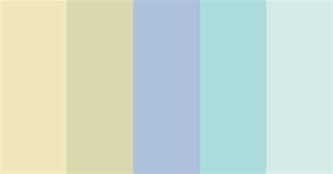 Blue And Yellow Dull Pastels Color Scheme Blue