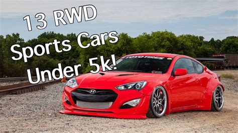 The 13 Best Rwd Sports Cars Under 5000 Youtube
