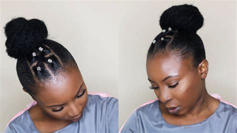 Bobs, bangs & a whole lotta layers. RUBBER BAND HAIRSTYLE FOR SHORT NATURAL HAIR | TWA ...