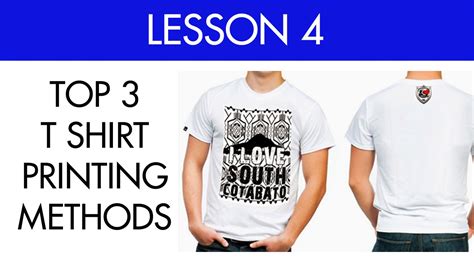Free Course Top 3 T Shirt Printing Methods 47 Youtube