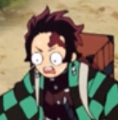 Shocked Tanjiro 👁👄👁 in 2021 | Funny anime pics, Anime funny, Low