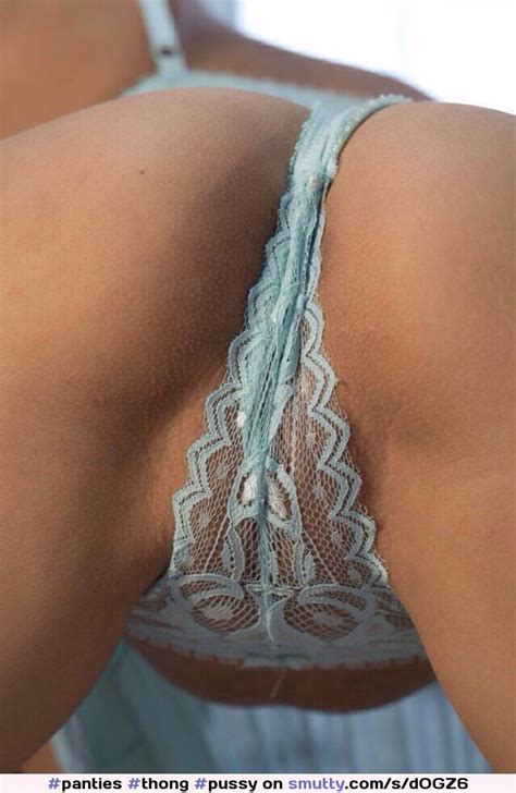Panties Thong Pussy Spread Blue Sheer Seethrough Free Nude Porn Photos