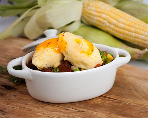 This recipe can be made with either fresh minced lamb (shepherd's pie), fresh minced beef (cottage pie) or minced leftover beef or lamb from a cooked joint (in which case, cut the initial cooking time to 15 minutes). Gusto TV - Polenta Shepherd's Pie