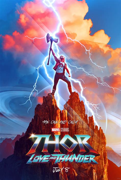 Ravager Thor Goes Full Metal In First Love And Thunder Poster
