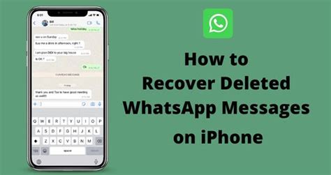 4 Ways To Retrieve Deleted Whatsapp Messages On Iphone