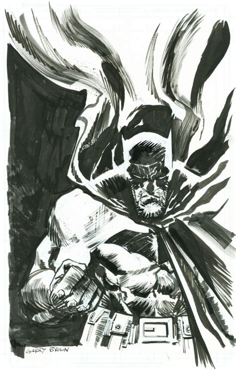 Garry Brown Batman In James N S Commissions Batman Comic Art Gallery Room