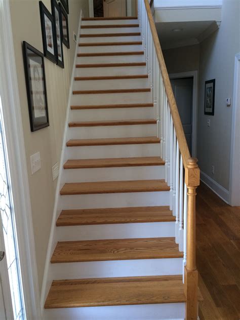 Hardwood Stairs With White Risers 15 Truly Beautiful Examples Of Wood