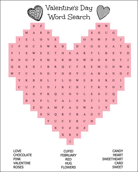 Valentine S Day Puzzle Printable