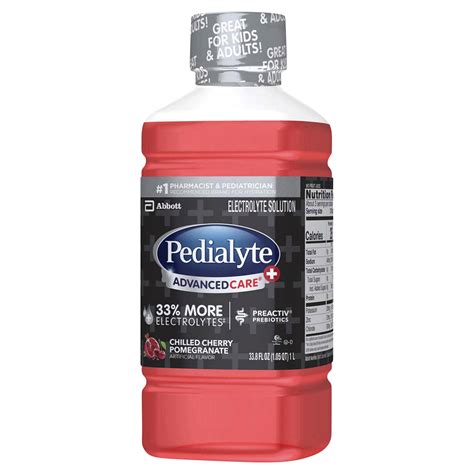 Pedialyte Advancedcare Plus Electrolyte Solution Chilled Cherry