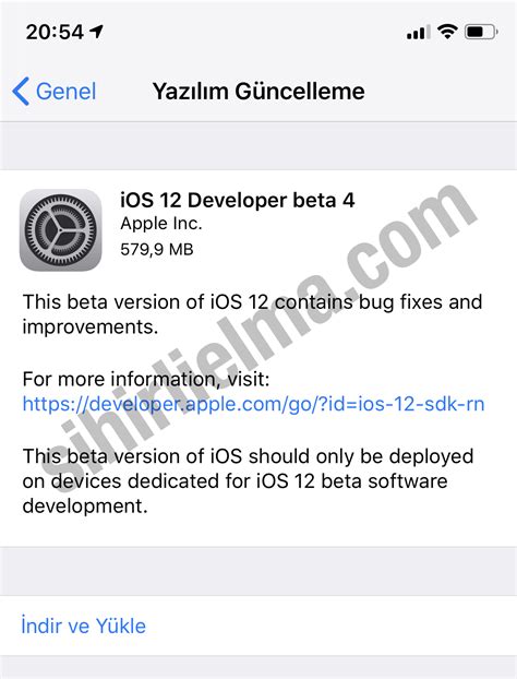 iOS 12 Beta 4 Yayınlandı Sihirli Elma