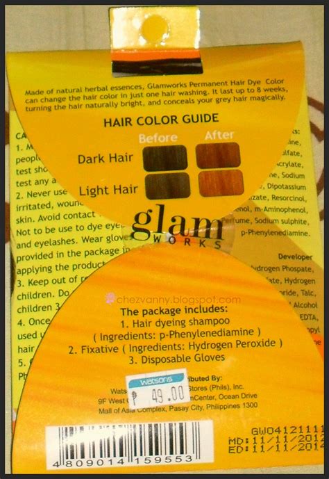The creator of this method was specifically struggling with grey hair and looking to find a way to hide it without constantly using harsh chemicals. Lava Bean: Glam Works Permanent Hair Dye Color Shampoo in ...