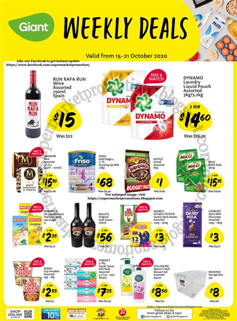 Giant Weekly Promotion Singapore Giant Weekly Super Deals Promotion