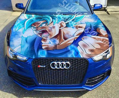 The tree of might states that goku's power level during dragon ball z: Vinyl Car Hood Wrap Full Color Graphics Decal Anime Dragon Ball Goku Sticker | eBay