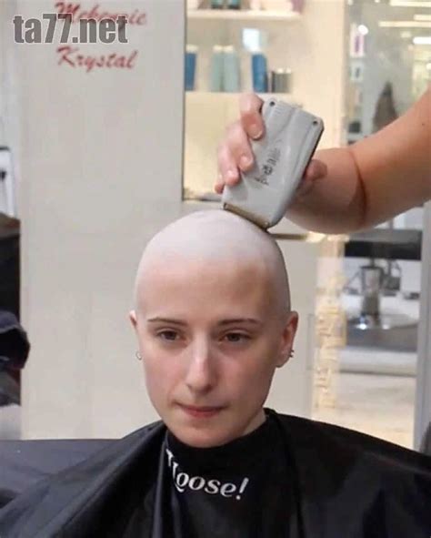 pin by jenna campbell on women s summer haircuts 2 shaved hair women bald head women shaved