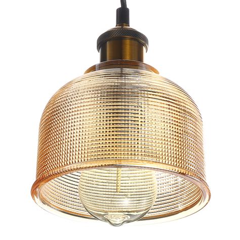 Vintage Indoor Retro Pendant Light Glass Hanglamp E27 Industrial