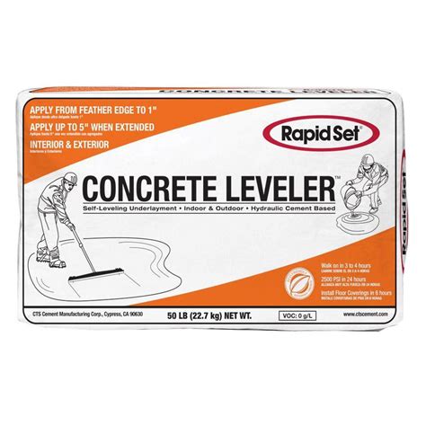 Rapid Set 50 lb. CTS Concrete Leveler-186010050 - The Home Depot