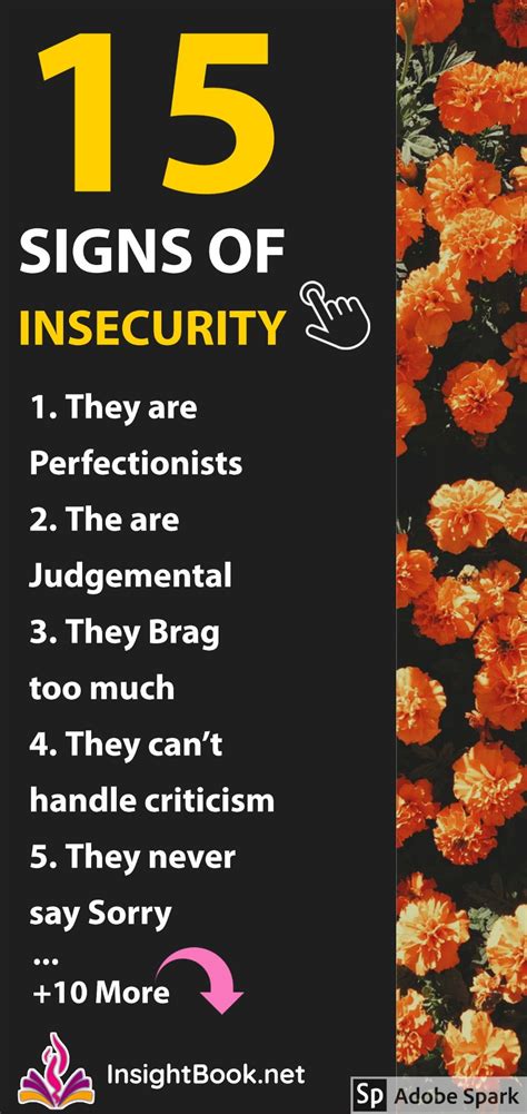 Signs Of Insecurity Am I Insecure Insightbook A Personal