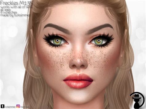 Freckles M135 By Turksimmer At Tsr Sims 4 Updates