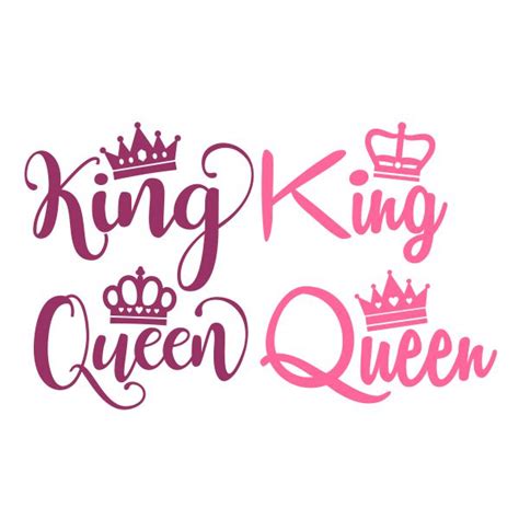 Free queen svg cut files for cricut and silhouette. King and Queen SVG Cuttable Designs
